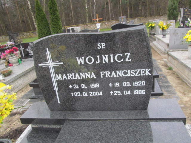 Marianna Wojnicz 1919 Smolnica - Grobonet - Wyszukiwarka osób pochowanych