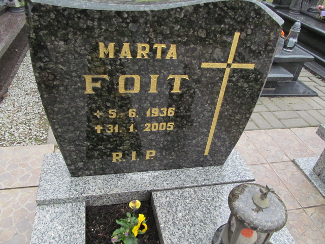 Marta Foit 1936 Smolnica - Grobonet - Wyszukiwarka osób pochowanych
