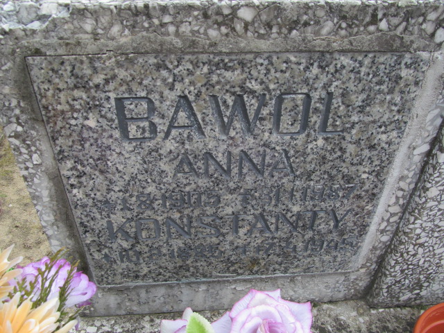 Anna Bawol 1905 Smolnica - Grobonet - Wyszukiwarka osób pochowanych